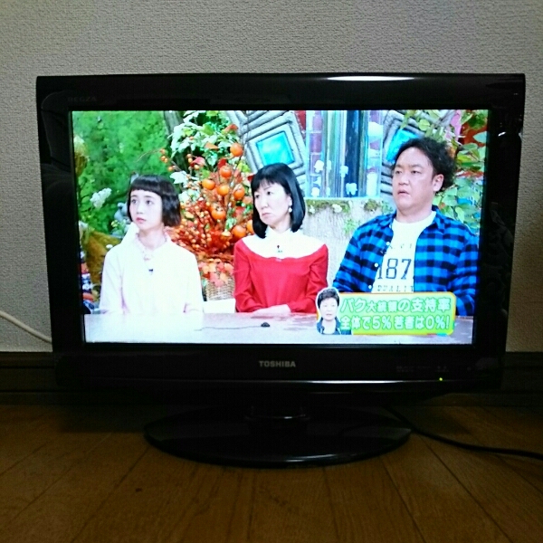 東芝液晶テレビ 19RE2 本体 純正リモコン取説ビーキャスカード付
