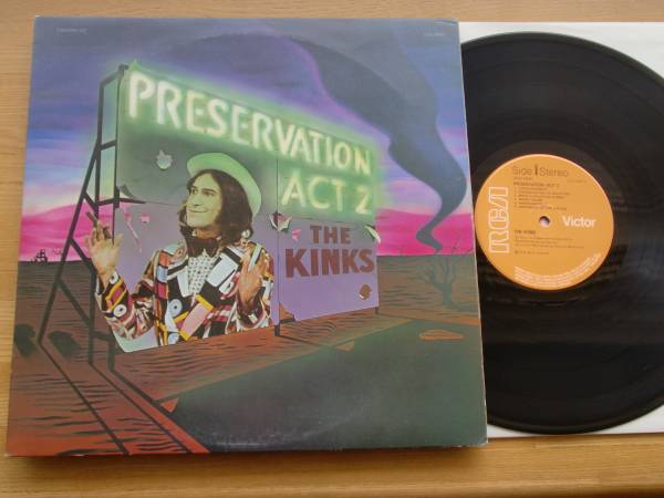 ☆PRESERVATION ACT2/KINKS/UK・Org・2LP/美品/マト１！