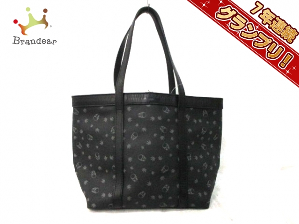 トートバッグ ルシアンペラフィネ lucien スカル ブラック pellat 