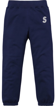 極美 16SS Supreme 3M S Logo Sweatpant S スウェットパンツ 紺