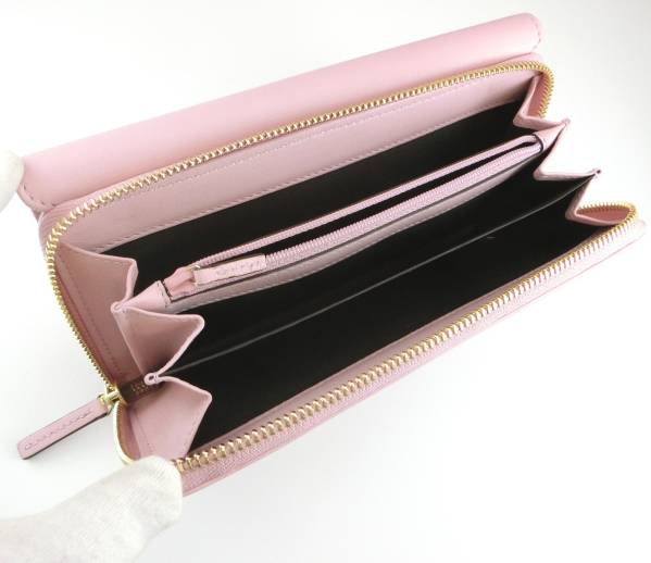 お値下げ可◇大容量 グッチ GUCCI カーフレザー長財布 ピンク お値下げ可◇大容量 グッチ GUCCI カーフレザー長財布 ピンク