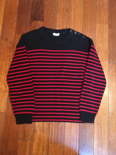 サンローラン　Saint Laurent　ボーダー　ニット　XS