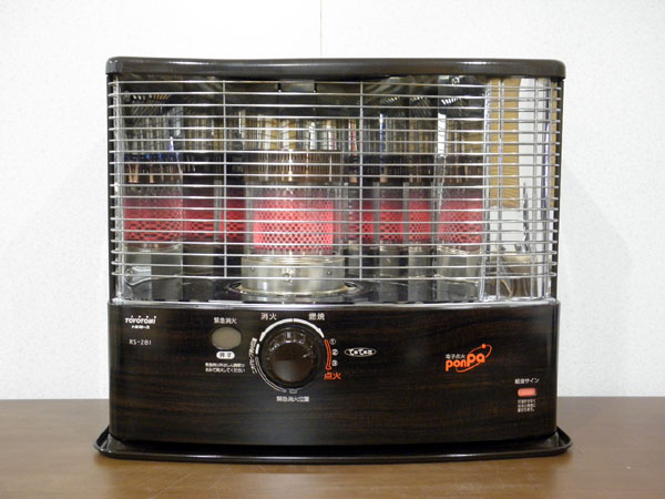 347 ☆トヨトミ 石油ストーブ RS-281 電子点火 ポンパ 中古良品