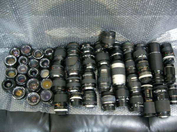 ★レンズ　　まとめて　50本　（CANON，NIKON，PENTAX他）　★