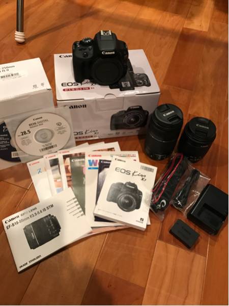 □CANON□EOS Kiss X7 ダブルレンズキット□おまけ付き□新品級
