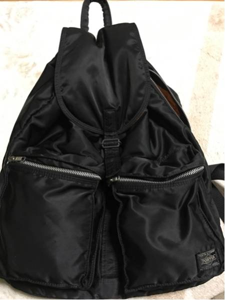 中古＊ポーター タンカーリュック バックパック＊吉田カバン 黒