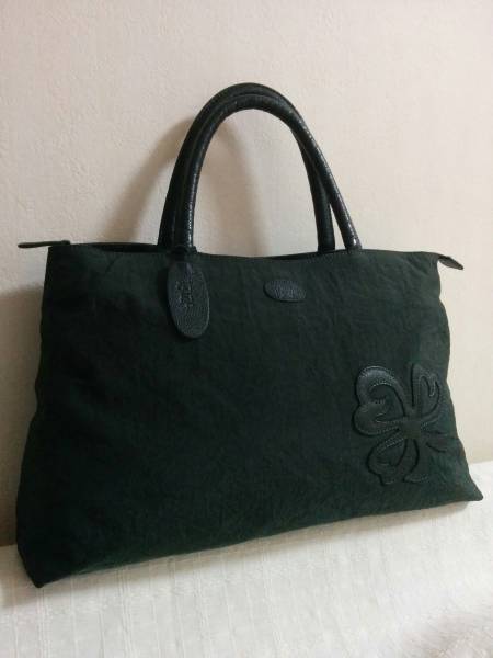 美品☆IBIZA イビザ お花 ナイロン トートバッグ ハンドバッグ 【公式