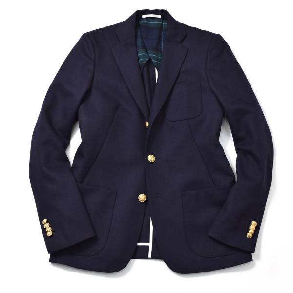 美品 トゥモローランド BLUE WORK NIKKE スーツ 46 ネイビー 極上 トゥモローランド BLUE WORK ネイビー 紺 ジャケット M 46 男性用