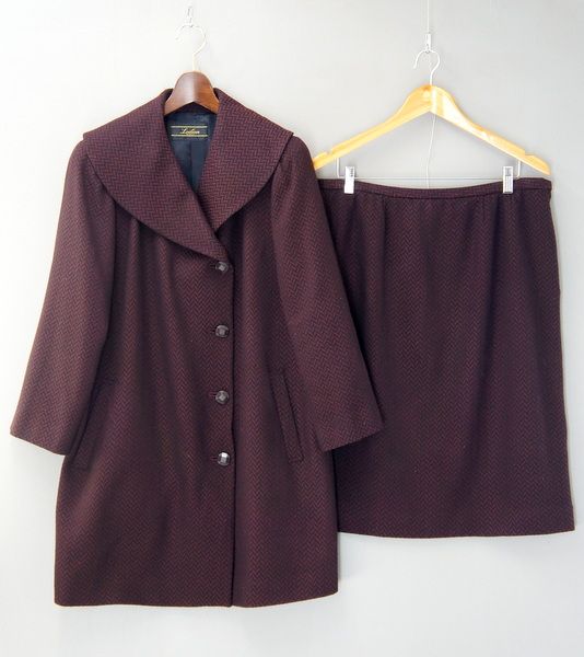 E658美品*レリアン*コート/ジャケット+スカート/セットアップ13+