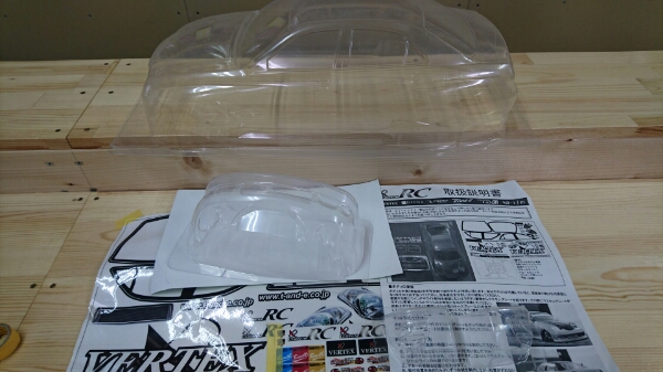 未塗装保管品☆ラジコンボディー☆ヴェルテックス ヴェロッサ(ボディ