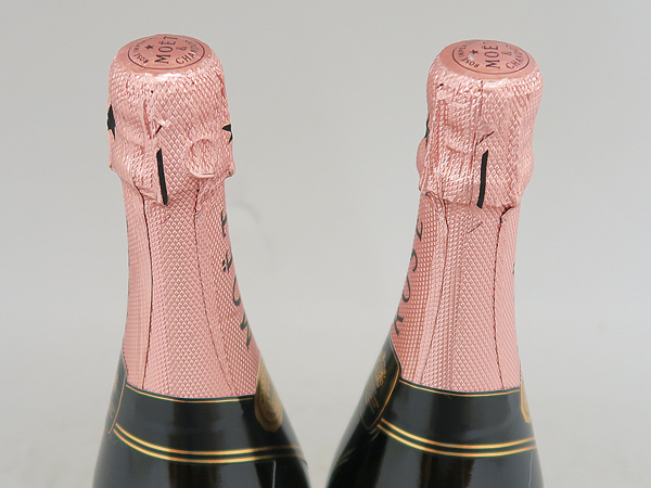 ④MOET&CHANDON モエ・エ・ シャンドン ロゼ 750ml×2本 箱付