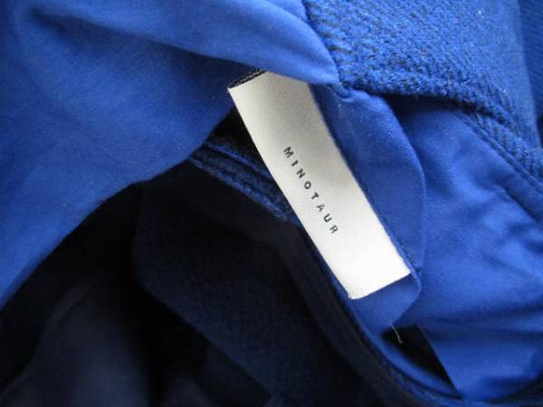 美品 ミノトール MINOTAUR バイアス フリースパンツ メンズ 青黒