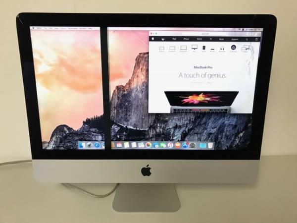 ○L【Apple】21.5型iMac A1418 Mid2014 i5/8GB/500GB ジャンク