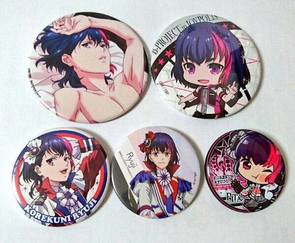 B-PROJECT Bプロ AGF 缶バッジ 音済百太郎 黒スーツ①