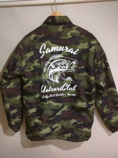 Samurai uotsuri club サムライ リバーシブルジャケット 魚釣り