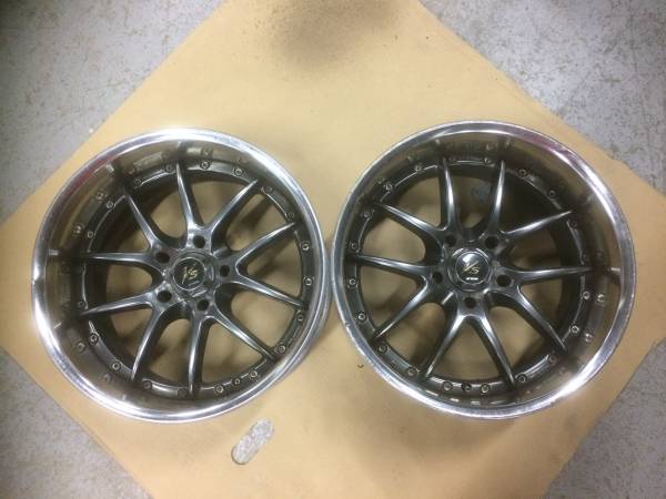 WORK ワーク VS-SS 17インチ 9J ＋8 114.3 2本 5穴 深リム WORK