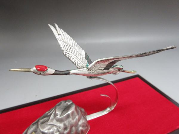 武比古作 置物 純銀製 工芸品 金属工芸 コレクション 21大22 長期保管