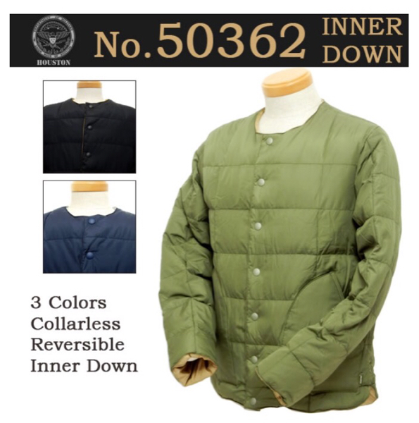 美品 ヒューストン インナーダウン L バズリクソン マッコイ