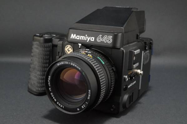 403☆Mamiya645 SUPER 本体 AE PRISM FINDER SEKOR 80mm 1:2.8