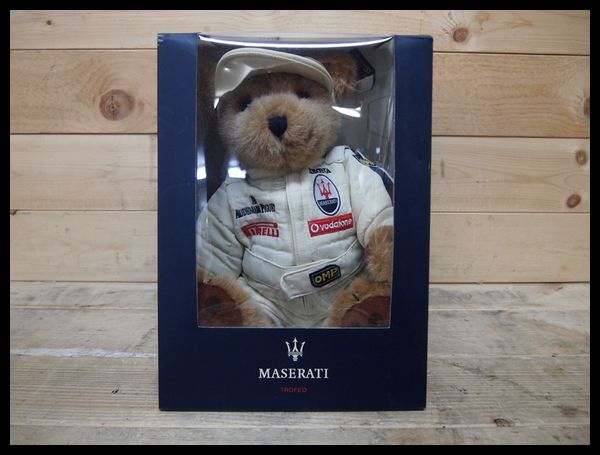 ☆未開封 MASERATI マセラティ テディベア ぬいぐるみ 自動車