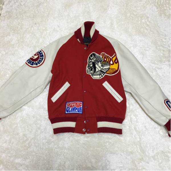 ヒステリックグラマー スタジャン シアリング ピンク Mサイズ hystericglamour スタジャン ヒステリックグラマー スタジャン