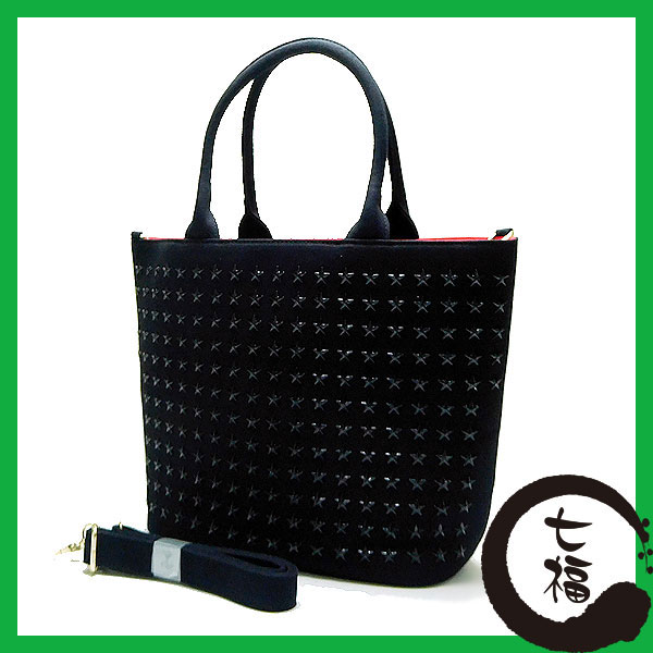 U【グラムジャム】スタッズHOSHIバッグG ブラック 2WAY新品