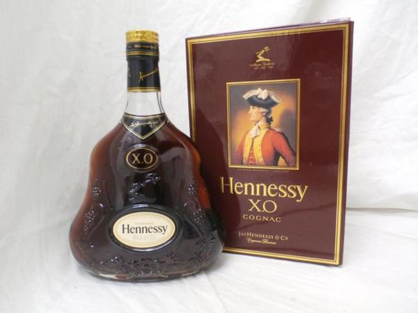 Hennessy】 ヘネシー XO クリアボトル ヘネシー X.O クリアボトル 金