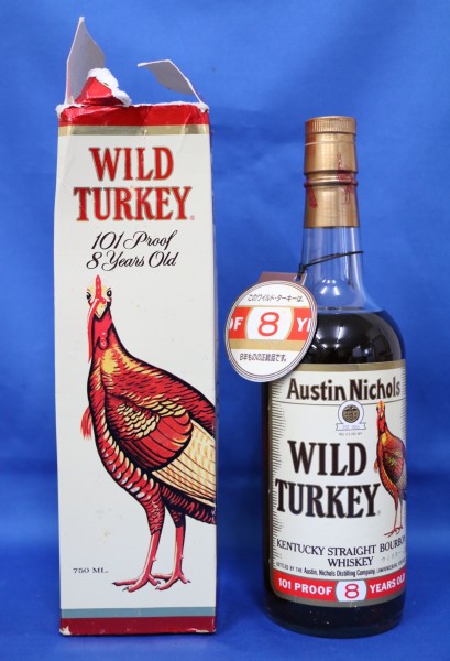 ワイルドターキー 8年 旧ラベル 未開栓 750ml (1290) レアWILDTURKEY
