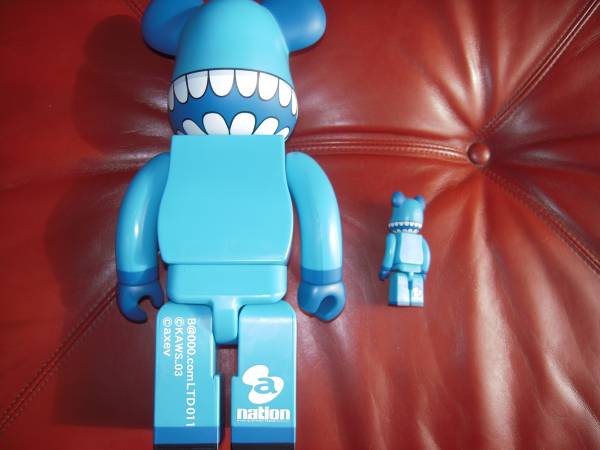 a-nation×KAWS BE＠RBRICK ベアブリック2体400% & 100%