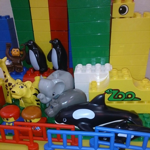 レゴデュプロ　2356 たのしいどうぶつえん115点セット