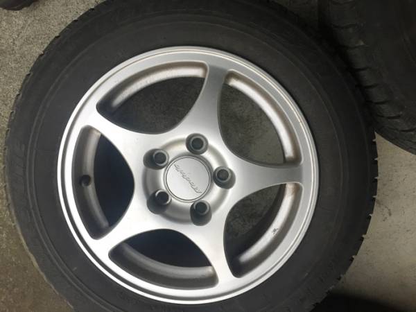 BRIDGESTONE_ホイール付スタッドレスタイヤ中古_195/65R15_7577