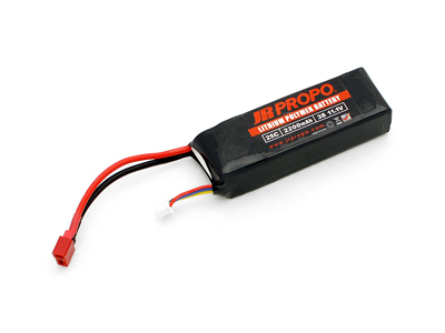 ★JR　11.1V-2200mAh　25C　450ヘリ用Li-Po　FORZA/EMBLA/T-REX