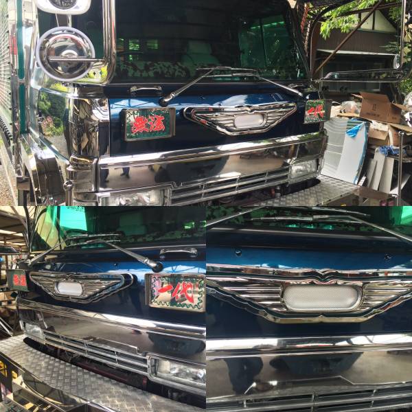 ヒノ大型バスマークフルプラスチック