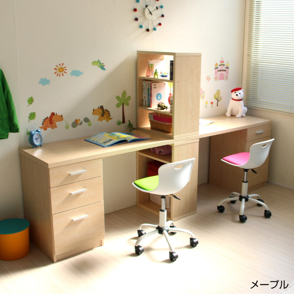 送料無料 パソコンデスク 学習机 ツインデスク 用デスク セット