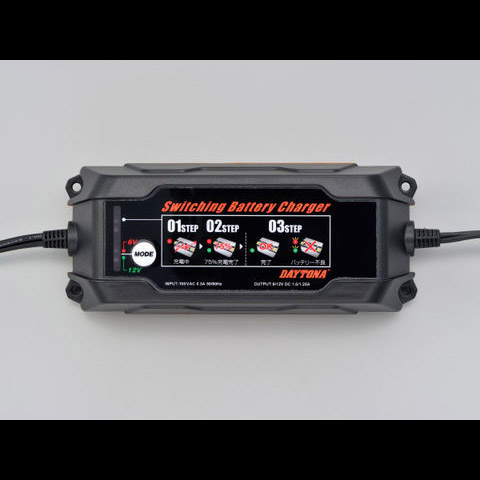 デイトナ スイッチングバッテリーチャージャー 6V/12V 94427 概要