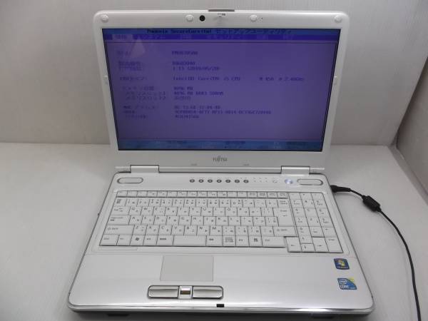 【BIOS表示OK】LIFEBOOK AH700/5A Core i5-450M 2.4GHz 4GB[S54]