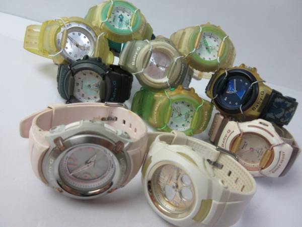 1円～中古 カシオ Baby-G クォーツ 電池切れ 10本 (キ01)