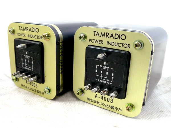 ジャンク TAMURA A-4004 チョーク トランス ペア セットS2196600