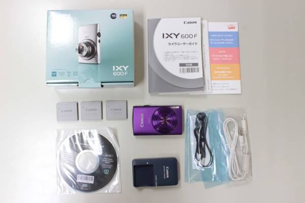 Canon キャノン デジタルカメラ IXY 600F 純正バッテリー3個付