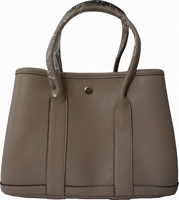 ガーデンパーティ風トートバッグ 2way ショルダー グレージュ M