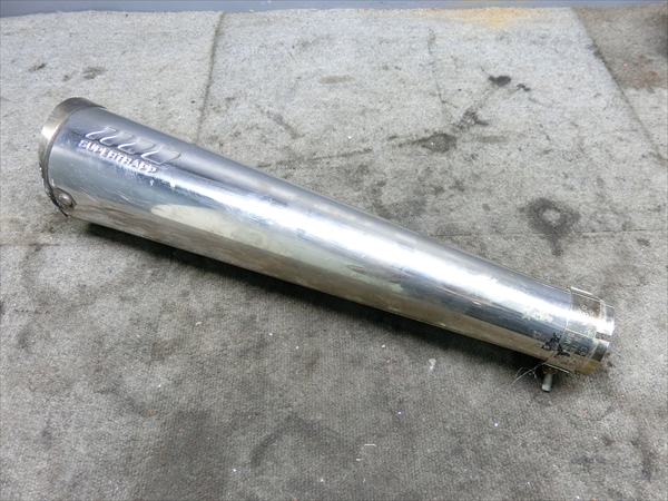 - 汎用 社外 スーパートラップ サイレンサー 45パイ ①