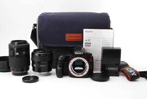 付属品多数 Sony ソニー α37 a37 Wレンズセット SLT-A37K