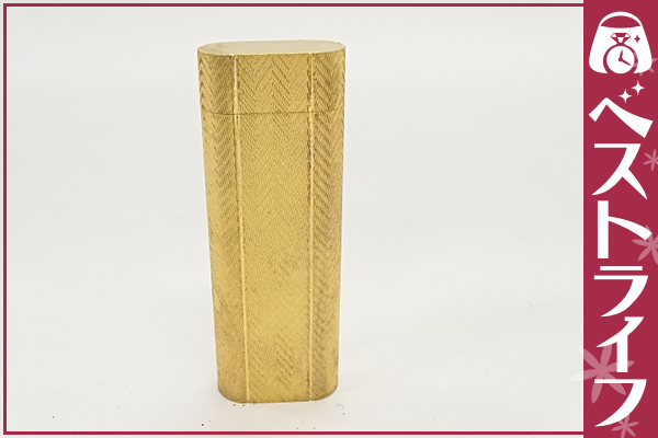 1円 ヤフオク年末 カルティエ ライター ゴールド色系 ジャンク