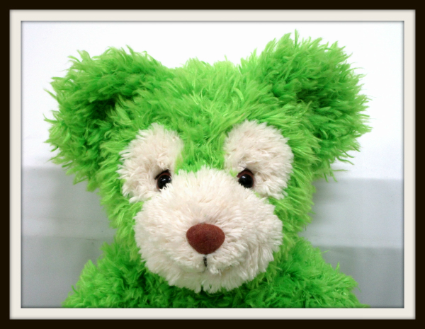 希少WDW ビバリーホワイト ダッフィー 2008 グリーン サイン/10