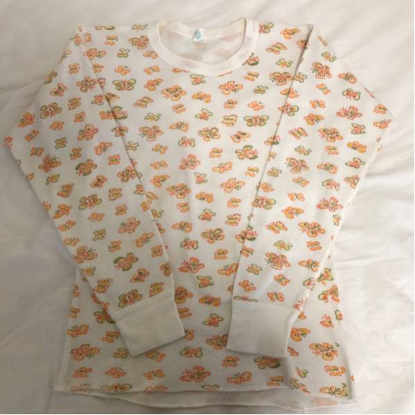 安いショップ 新品 USA製 vintage 柄サーマルトップス fumika_uchida