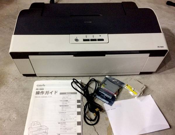 PX-1001 EPSON Colorio インクジェットプリンター A3ノビ対応 : CD⁄DVD 