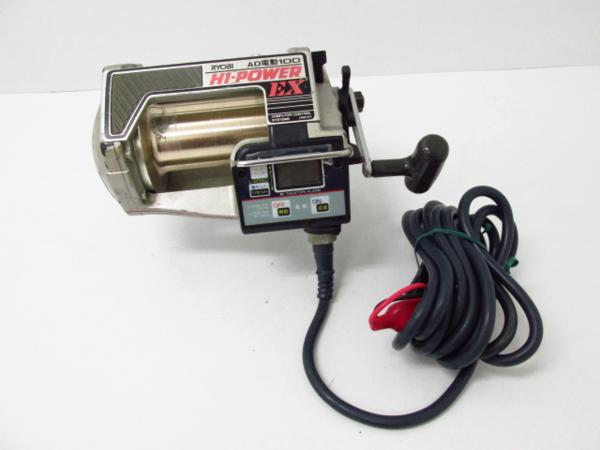 12v電動リールRYOBIハイパワーEX100 Electric Reel Ryobi AD 100 Hi 