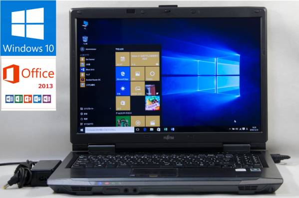 極☆富士通 BIBLO NF75Y/D☆高速Core2/DVD/2G/160G/Win10/Office