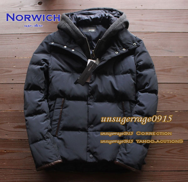 紳士*MAC*メンズ レイヤード NORWICH ダウンジャケットXL(L位)