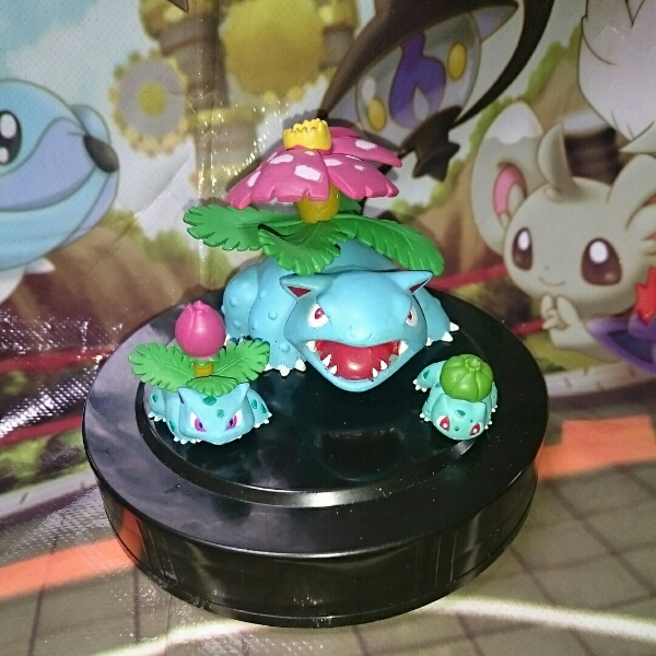 立体ポケモン図鑑 フシギバナ フシギソウ フシギダネ フィギュア
